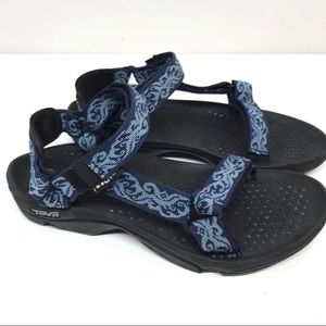 Teva Hurricane 6577 Women size 8 blue sandals